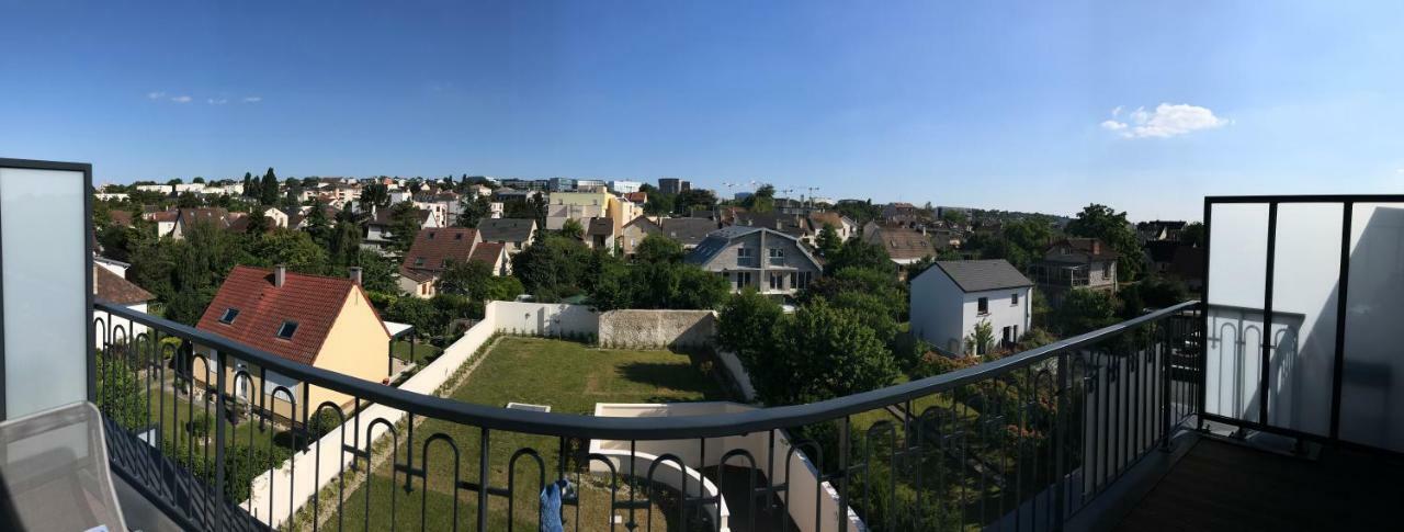 35M2 Neuf, Plein Sud, Dernier Etage Avec Terrasse Apartman Noisy-le-Grand Kültér fotó